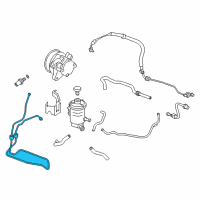 OEM 2012 Honda Accord Cooler, Power Steering Oil Diagram - 53765-TA0-A00