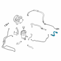 OEM Honda Crosstour Pipe A, Return Diagram - 53720-TA0-A00