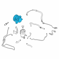 OEM Honda Crosstour Pump Assembly, Power Steering (L4) (Coo) Diagram - 56100-5J0-315