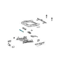 OEM 2006 Chrysler Crossfire Bracket Diagram - 5073888AA