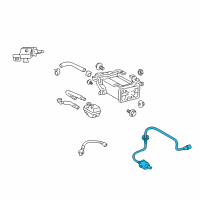 OEM 2009 Lexus GS450h Sensor, Oxygen Diagram - 89465-30730