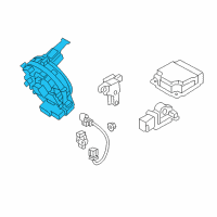 OEM 2018 Kia Sorento Clock Spring Contact Assembly Diagram - 93490C6010