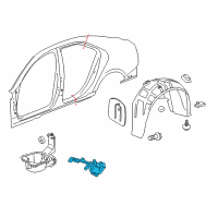 OEM Cadillac Actuator Diagram - 84385563