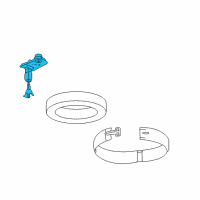 OEM Chevrolet Traverse Spare Carrier Diagram - 22905387