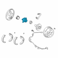 OEM 1999 Toyota RAV4 Bearing Diagram - 42410-42010