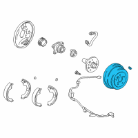 OEM 2000 Toyota RAV4 Drum Diagram - 42431-28100