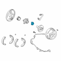 OEM 1998 Toyota RAV4 Sensor Diagram - 42450-42010