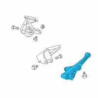 OEM 2008 Dodge Dakota Bracket-Transmission Mount Diagram - 52013584AC