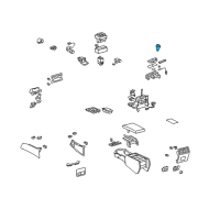 OEM 2008 Lexus LS460 Knob Sub-Assy, Shift Lever Diagram - 33504-50080-C0