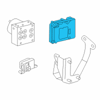 OEM 2006 Ford Explorer ABS Control Unit Diagram - 7A2Z-2C219-E