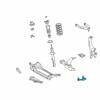 OEM 2012 Lexus IS F Front Lower Ball Joint Assembly, Right Diagram - 43330-39625