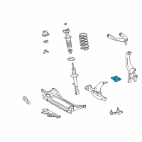 OEM Lexus Bracket Sub-Assembly, Lower Arm Diagram - 48075-30040