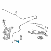 OEM Dodge Sensor-Washer Fluid Level Diagram - 68171075AA