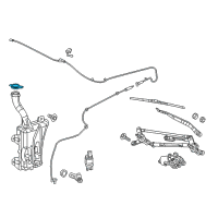 OEM 2015 Dodge Dart Cap-Washer Reservoir Diagram - 68171077AA
