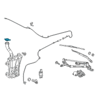 OEM 2016 Dodge Dart Cap-Washer Reservoir Diagram - 68171077AA