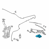 OEM Dodge Dart Motor-Windshield WIPER Diagram - 68156259AB