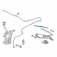 OEM 2014 Dodge Dart Blade-Front WIPER Diagram - 68156268AA