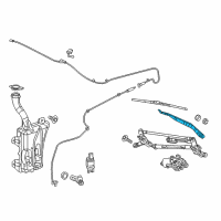 OEM 2013 Dodge Dart Arm-Front WIPER Diagram - 68156264AA