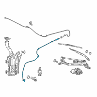 OEM 2016 Dodge Dart Hose-Washer Reservoir Diagram - 68088803AB