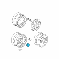 OEM Honda Odyssey Cap Assembly, Aluminum Wheel Center Diagram - 44732-SHJ-A80