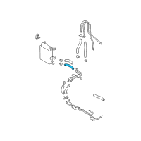 OEM 2002 Toyota Solara Outlet Hose Diagram - 90445-17151