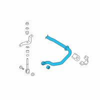 OEM 2017 Lexus LX570 Bar Sub-Assy, Rear Stabilizer Diagram - 48805-60120