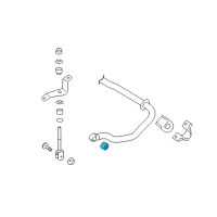 OEM 2020 Lexus LX570 Bush, STABILIZER Link Diagram - 48849-60010