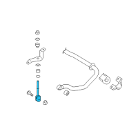 OEM 2014 Lexus LX570 Link Sub-Assy, Stabilizer Diagram - 48802-60110