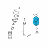 OEM 2009 BMW X6 Barrel Spring Rear Diagram - 33-53-6-783-006