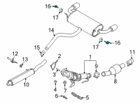 OEM Lincoln SUPPORT Diagram - LX6Z-5277-D