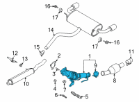 OEM 2021 Ford Escape CONVERTER ASY Diagram - LX6Z-5E212-C