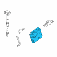 OEM Lexus HS250h Hybrid Vehicle Control Computer Diagram - 89981-75030