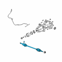 OEM 2013 Ford Fusion Axle Assembly Diagram - DG9Z-4K138-AB