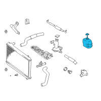 OEM 2005 Lexus ES330 Tank Assy, Radiator Reserve Diagram - 16470-20091