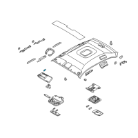 OEM 2004 Kia Amanti Bulb Diagram - 1864501009N