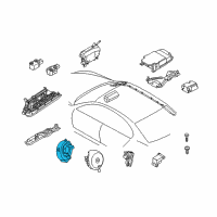 OEM 2009 BMW 550i Coil Spring Cartridge Diagram - 61-31-6-976-395