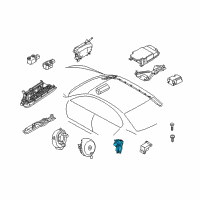 OEM 2010 BMW 535i GT Sensor Door Diagram - 65-77-9-118-167