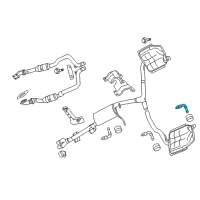 OEM 2012 Chrysler 300 Bracket-Exhaust Diagram - 68060196AA