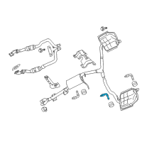 OEM 2015 Dodge Charger Bracket-Exhaust Diagram - 68265417AA