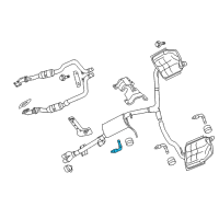 OEM 2021 Dodge Charger Bracket-Exhaust Diagram - 68271435AB