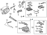 OEM Lexus NX350h LAMP ASSY, INTERIOR Diagram - 81080-78020