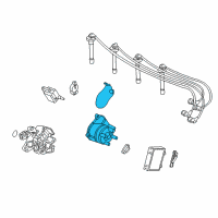 OEM Honda Civic Cap Assembly Diagram - 30102-P2M-A01