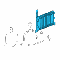 OEM 2016 Chevrolet Impala Limited Cooler Diagram - 22844507