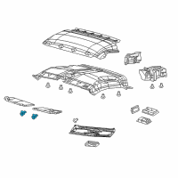 OEM 2017 Ram ProMaster City Support-Visor Diagram - 5YH03LDMAA