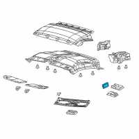 OEM 2018 Ram ProMaster City Lamp-Dome Diagram - 6XG72LDMAA