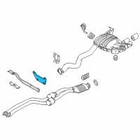 OEM BMW 335i Bracket Diagram - 18-20-7-588-243