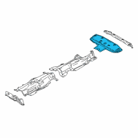 OEM 2016 BMW X1 Heat Insulator Rear Silencer Diagram - 51-48-7-290-784