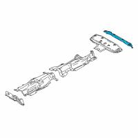 OEM BMW X1 HEAT INSULATION, BUMPER, REA Diagram - 51-48-7-290-772