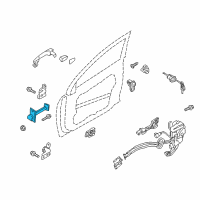 OEM Kia Optima Checker Assembly-Front Door Diagram - 793804C000