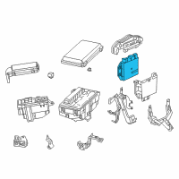 OEM 2020 Honda Pilot Driver Unit, Injector Diagram - 37815-R9P-A01